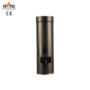 Stufa a Legna dal Design Moderno con Tubo di Scarico <span class=keywords><strong>in</strong></span> Acciaio Inox a Doppio Strato Isolato, Accessori per Caminetto per Case Residenziali e Cabine HOTO - Product Image 4