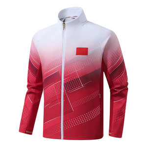 Chaquetas Deportivas de Entrenamiento Personalizadas con Logotipo de Equipo para Atletas, Tallas Grandes para Hombre y Mujer, Otoño, Manga Larga, Poliéster/Nailon/Algodón, para Nivel Nacional - Product Image 4