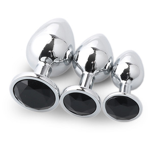 3 Size <strong>Anal</strong> Plug Heart <strong>Stainless</strong> <strong>Steel</strong> Crystal <strong>Anal</strong> Plug Removable Butt Plug Stimulator <strong>Anal</strong> <strong>Sex</strong> <strong>Toys</strong> Prostate Massager Dildo - Product Image 5