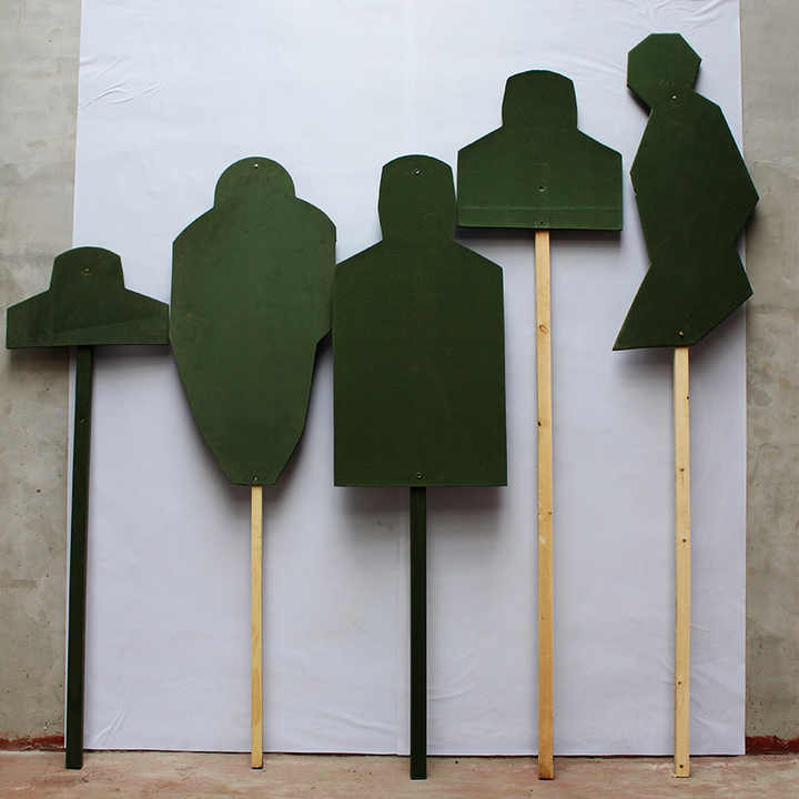 Shooting Target in Multiple Shapes and Materials Steel Target Plate EVA ...