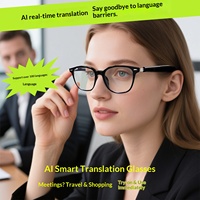 Lunettes de soleil intelligentes polarisées tendance 2026 avec traduction IA, haut-parleurs open-ear Bluetooth, étanches IPX-5, chargeur magnétique, pour hommes et femmes