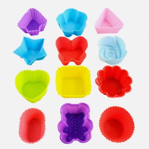 Factory Direct Food Grade Silicone Reusable Baking Cups Muffin Liners Non-Stick Cup Silicone Cupcake - Product Image 2