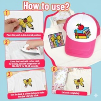 Patch brodé 3D en chenille « Dieu est bon, faites confiance à Dieu » à thermocoller pour T-shirts, chapeaux, vestes, sacs – Vente en gros pour le bricolage