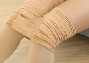 Fleece Lined Thermal Pantyhose Plush Size Big Stretchy Thermal <strong>Legging</strong> - Product Image 6