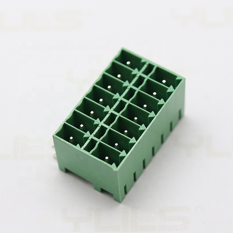 Products co., ltd керамическая зеленая termina безвинтовое винт 3,5 мм 2 ряда печатных плат барьер клеммный блок шаг 6,35 мм 7,62/8,25/8,5/9,5 мм