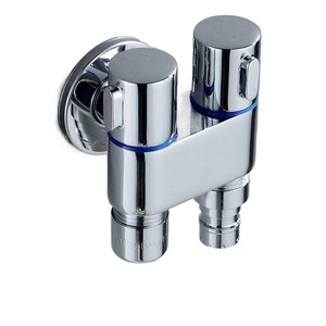 Vanne d'angle à double contrôle Accessoires de robinet en <span class=keywords><strong>acier</strong></span> inoxydable Vanne d'angle pour salle de bain cuisine Toilette Vanne en nylon <span class=keywords><strong>Bobine</strong></span> - Product Image 6