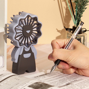 Nuevo Ventilador Eléctrico Portátil <span class=keywords><strong>de</strong></span> Dibujos Animados con Forma <span class=keywords><strong>de</strong></span> León, Carga USB, Batería <span class=keywords><strong>de</strong></span> 400 mAh, 1 Velocidad <span class=keywords><strong>de</strong></span> Viento, para <span class=keywords><strong>Actividades</strong></span> <span class=keywords><strong>de</strong></span> Entrenamiento - Product Image 3