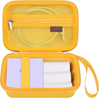 Étui rigide portable étanche en EVA, mini sac de rangement, étui de transport pour imprimante d'étiquettes portable