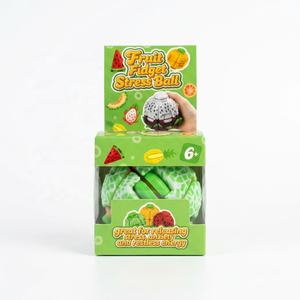 ลูกบอลบีบเล่นคลายเครียด Feeron 3D พิมพ์จากวัสดุ PETG รูปผลไม้ สำหรับเด็กและผู้ใหญ่ เล่นบนโต๊ะทำงาน ช่วยลดความวิตกกังวล - Product Image 2