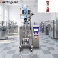 Machine d'emballage automatique VFFS pour sachets de sauce au fromage 20g 50g, machine d'emballage pour sachets de confiture et de purée de tomates