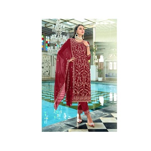 Muy recomendado Salwar Kameez Georgette traje pakistaní con bordado pesado trabajo boda fiesta uso en proveedor mayorista - Product Image 1