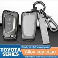 Pour les couvertures de clé de voiture en cuir Toyota Fashion Zinc Alloy New Innovations Bon prix Couverture de clé de voiture de luxe