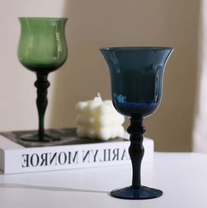 Цветные винтажные бокалы для вина, доступные для домашних встреч - Product Image 6