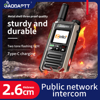 Radio bidirectionnelle GaodaPTT 4G Walkie Talkie K10 avec plateforme Zello, GPS, WIFI, SOS, LTE, communication cellulaire POC, portée illimitée, interphone national, OEM