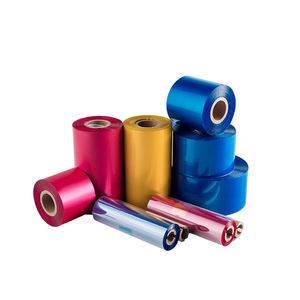 Fineray Yd 783 110mm * 300m meilleurs produits de vente afrique couleur rouge <span class=keywords><strong>cire</strong></span>/résine ruban de transfert thermique - Product Image 4