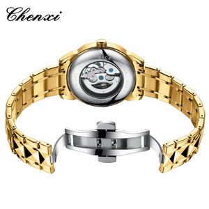 Reloj mecánico con dragón en relieve para hombre, luminoso, resistente al agua, con diamantes incrustados, totalmente automático. - Product Image 4