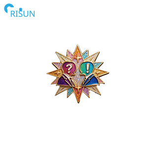 Spilla smaltata personalizzata con logo in metallo per dibattiti, giustizia e diritto, spilla smaltata per premio oratore, spilla da bavero per team di dibattito e club - Product Image 2