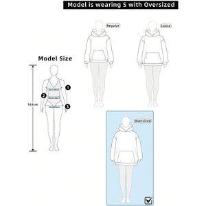 Sweat-shirt surdimensionné Y2K personnalisé pour femme, à manches longues, col rond, respirant, imprimé en sérigraphie, 100 % coton tricoté - Product Image 5