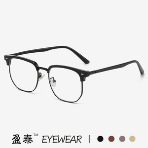 กรอบแว่นตาทรงสี่เหลี่ยม TR90 ป้องกันแสงสีฟ้า สำหรับทุกเพศ - Product Image 4