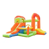 Inflatable Zip Line House Used Swimming Water Pool Slide Bounce Castle for Adult