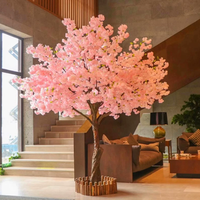 Grand arbre artificiel Ficus vert réaliste, grand arbre artificiel Banyan, arbre artificiel pour décoration intérieure