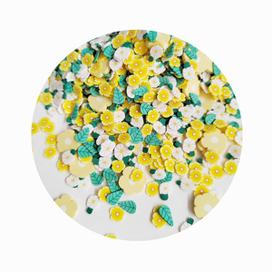 Yiwu Market Products Hermosa flor Rodajas de polímero Linda miniatura Día de San Valentín Regalo Cuentas de arcilla - Product Image 2