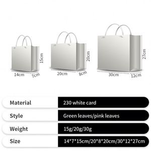 Bolsa de Regalo de Papel de Lujo para Compras, Estilo Ins, para Empresas - Product Image 3