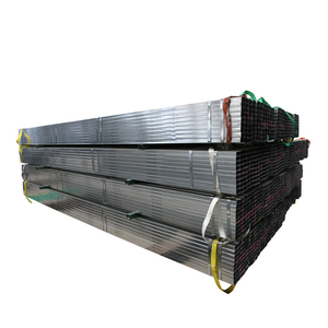 Venta caliente Tubo cuadrado Pre galvanizado Tubo de acero galvanizado en caliente Tubo rectangular de hierro Precio para cocheras - Product Image 1