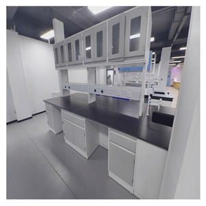 Mobilier de laboratoire banc de laboratoire entièrement en acier pour la microbiologie banc de laboratoire avec évier en acier table pharmaceutique - Product Image 6