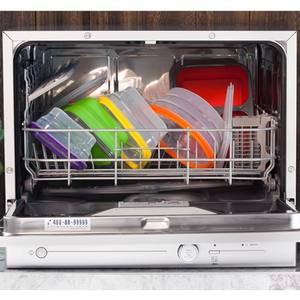 Ad alta capacità di Conservazione Degli Alimenti Contenitori Premium Pieghevole ciotola Scatola di 4 Pezzi Set Rettangolo di grado Alimentare lunch Box Pieghevole - Product Image 6