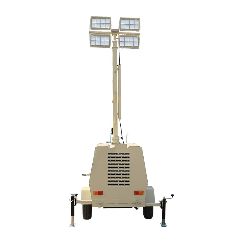 LED-Dieselmotor-Lichttürme mobiler Solar-Lichtturm für Bauindustriebeleuchtung
