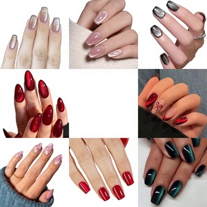 Esmalte de Uñas Cat's Eye Wear Armor <span class=keywords><strong>Blanco</strong></span> Transparente Avanzado con Degradado Puro en Formas Almendradas y Cuadradas - Product Image 2