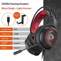 Auriculares para Juegos con Cable LH712 Dareu, con Cancelación de Ruido Activa (ANC), Control Táctil, 7.1 Canales, USB para Computadoras de Escritorio y Portátiles