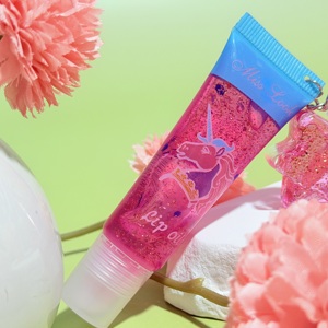 Brillo Labial Miss Look <span class=keywords><strong>Unicornio</strong></span> con Llavero de Estrella, Hidratante, Brillante, Voluminizador, No Pegajoso, para Niñas - Product Image 1