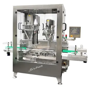 High Precision Tin Can Milk Powder Pepper Powder Filling Sealing Machine Packing Line