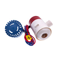 Pompe de cale 12V/24V avec interrupteur à flotteur - 350-3500 GPH pour applications marines, VR et bateaux - Outil de drainage submersible étanche
