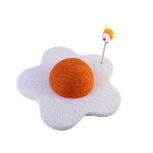 <span class=keywords><strong>Tiragraffi</strong></span> per gatti, gratta e vinci a forma di fiore per gatti, artigli mollanti resistenti Sisal, gratta e vinci da gatto in peluche morbido e liscio - Product Image 2