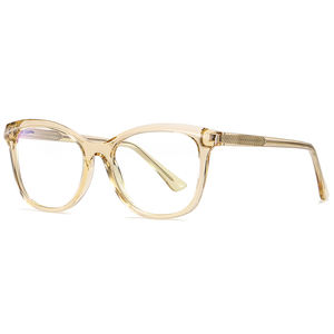 Monture de lunettes de vue pour femme au design tendance avec charnière à ressort, lunettes anti-lumière bleue pour femme - Product Image 1