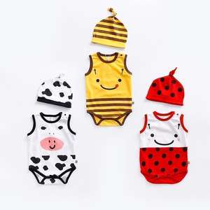 Combinaisons en tricot pour bébé en gros de Chine, ensembles de barboteuses Petti avec bonnet - Product Image 1