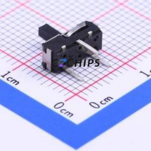 K3-1235D-L1 Slide Switch Through hole Component (THT) Switch Single Pole Double Throw Rectangle Pin Header PC Pin 9mm - Product Image 2