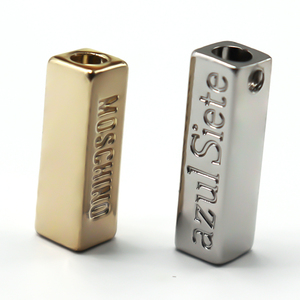 <strong>Custom</strong> Shoelace Free Plating Shoes Laces <strong>Stopper</strong> 23mm <strong>Cord</strong> End String <strong>Stopper</strong> Clip Gold Aglet Metal <strong>Custom</strong> Logo Iron Pin Wood