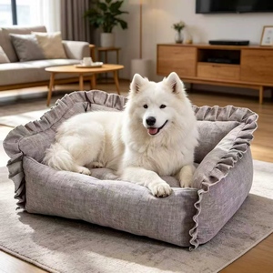 Cama para Perro, Universal para las Cuatro Estaciones, Desmontable y Lavable, Cama para Perro Pequeño, <span class=keywords><strong>Bibi</strong></span> Teddy, Cama para Dormir en Invierno - Product Image 2