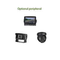 Dashcam 4 Saluran 4G/WiFi 512G GPS AI 1080P Buatan Cina