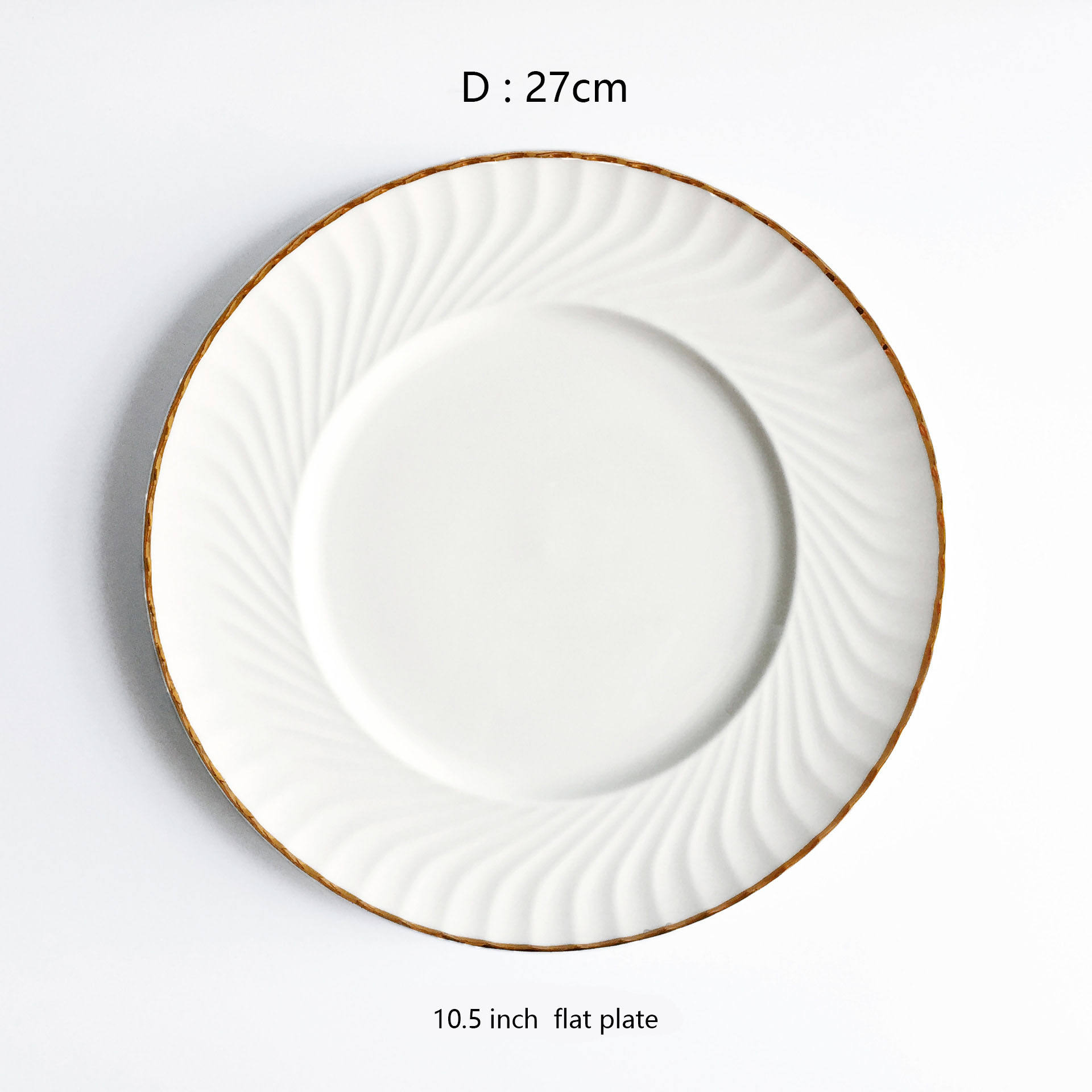 จานแบน10.5นิ้ว