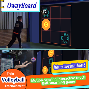 Simulador Deportivo de Interior: Juego de Pared Interactivo <span class=keywords><strong>con</strong></span> Proyección Láser de Fútbol y <span class=keywords><strong>Tres</strong></span> <span class=keywords><strong>en</strong></span> <span class=keywords><strong>Raya</strong></span> (XOX) - Product Image 1
