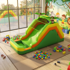 Venta caliente Parque infantil comercial Curso de obstáculos Castillo inflable Tema de unicornio - Product Image 2
