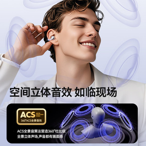 หูฟังบลูทูธไร้สายแบบหนีบหู Q72 Berlin Sound 2025 ดีไซน์เปิดแบบ Bone Conduction สำหรับเล่นกีฬา วิ่ง ลดเสียงรบกวน - Product Image 4