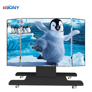 オールインワン スマートLEDパネル ビデオウォール テレビリフト＆折りたたみ式 会議用LEDインタラクティブボード ディスプレイスクリーンテーブル 学校教育用 - Product Image 1