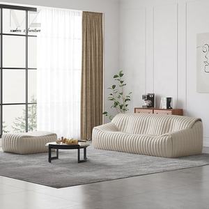 หรูหราอิตาเลี่ยนโซฟาModernosโซฟานอร์ดิกห้องนั่งเล่นเฟอร์นิเจอร์หนังแผนกต้อนรับ3ที่นั่งขี้เกียจเชสเตอร์ฟิลด์ชุด - Product Image 5