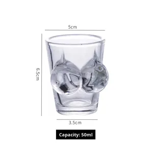 All'ingrosso stile classico delle donne della tazza creativa del reggiseno del corpo umano colpo di vetro del modello del Bikini dello spirito di vetro - Product Image 6